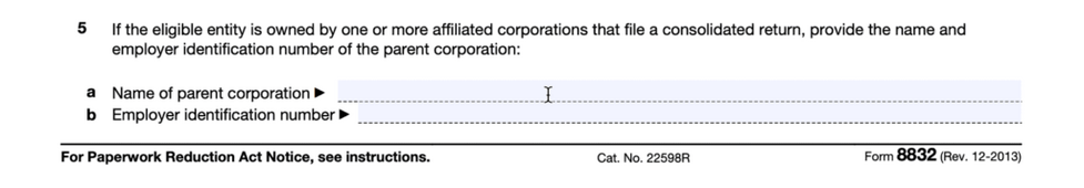 Form 8832 Instructions for 2026 + PDF download | OnPay